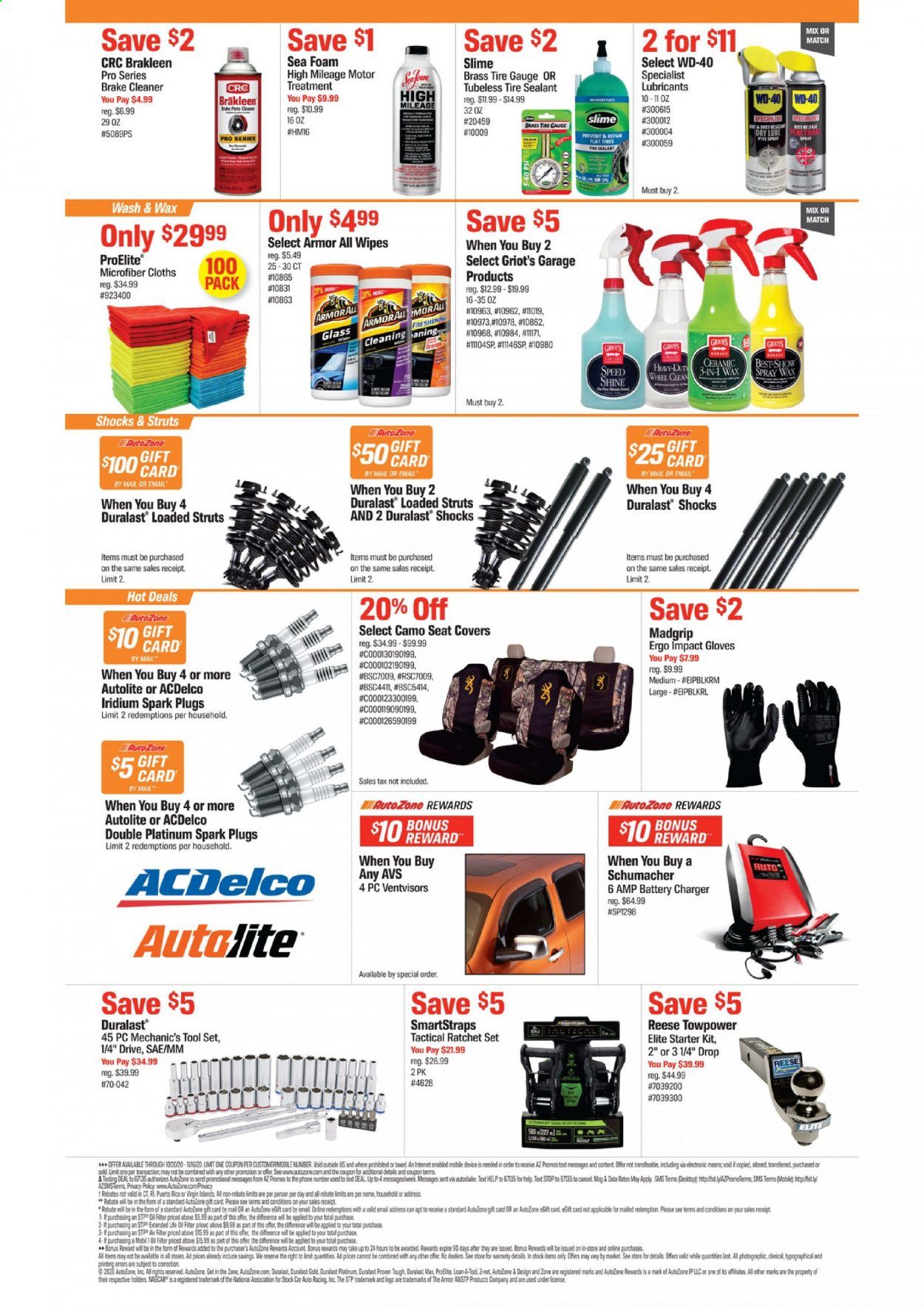 Autozone Weekly Ad Flyer October 20 to November 16