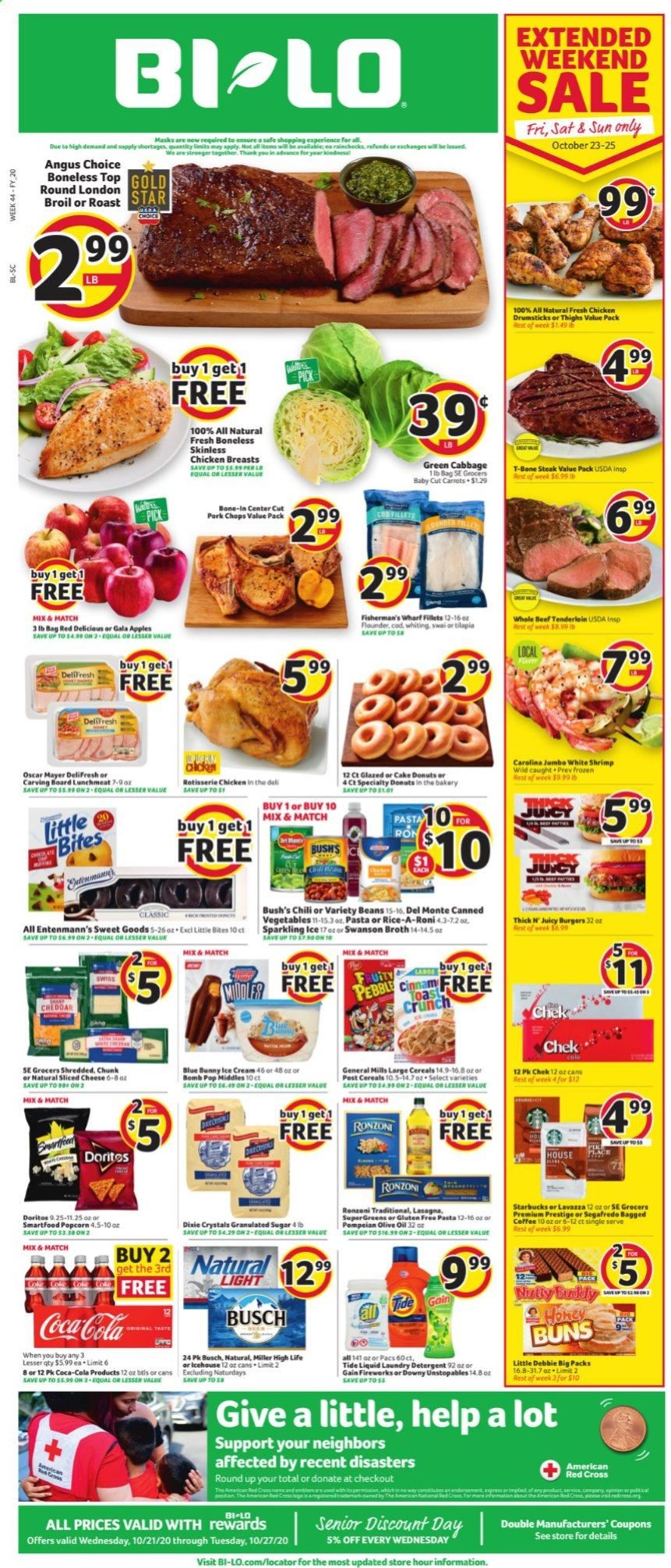 BI-LO Weekly Ad Flyer October 21 to October 27