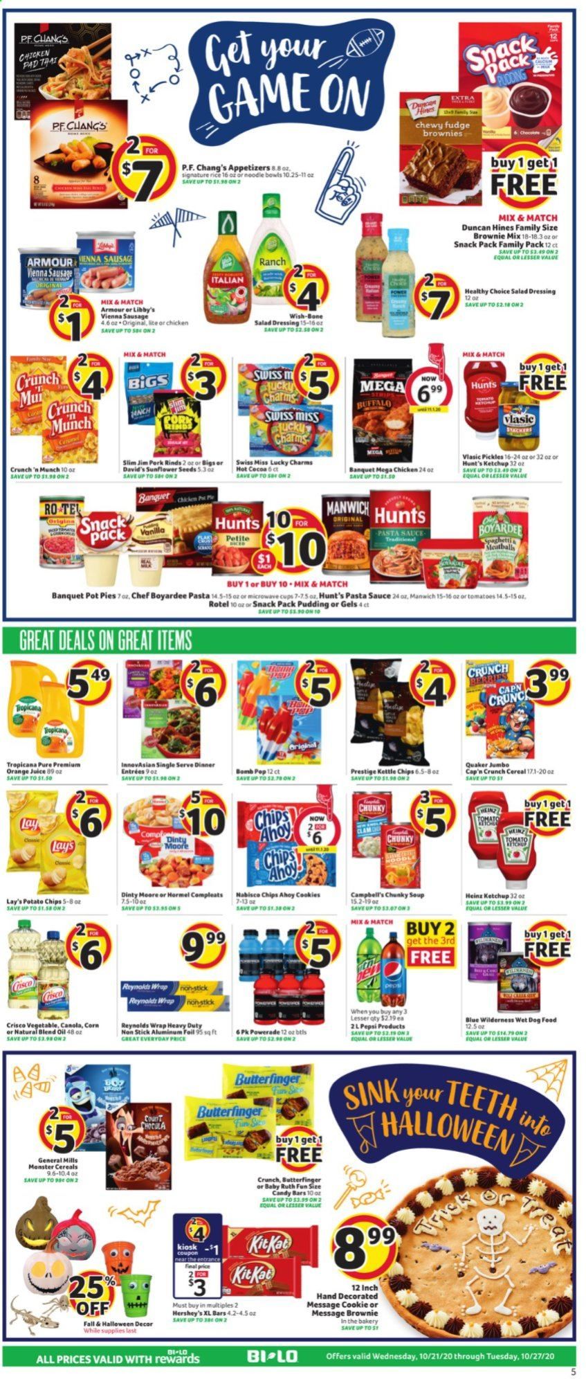BI-LO Weekly Ad Flyer October 21 to October 27