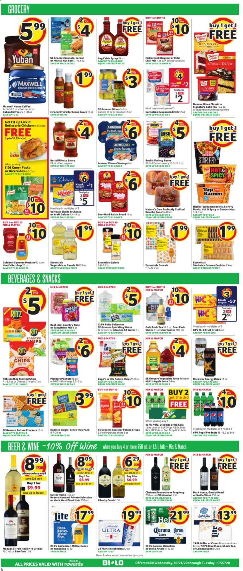 BI-LO Weekly Ad Flyer October 21 to October 27