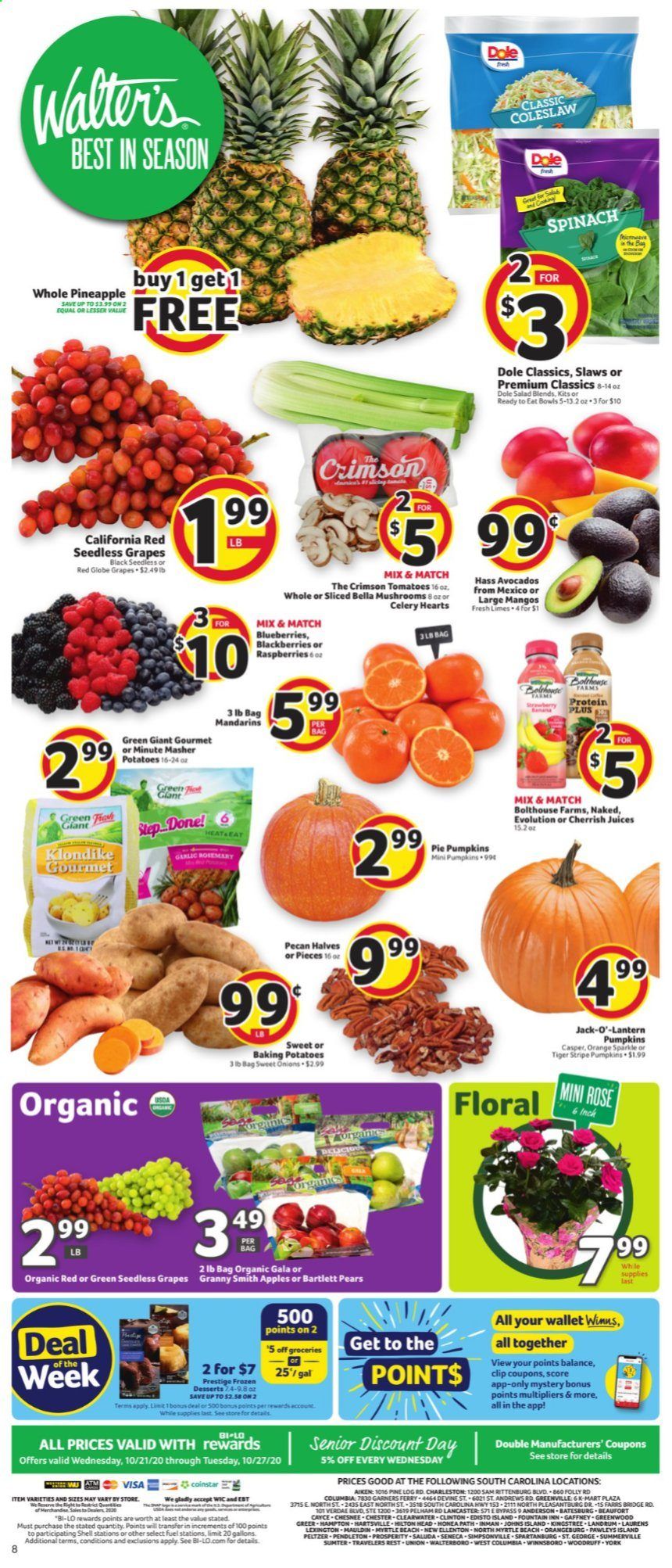 BI-LO Weekly Ad Flyer October 21 to October 27