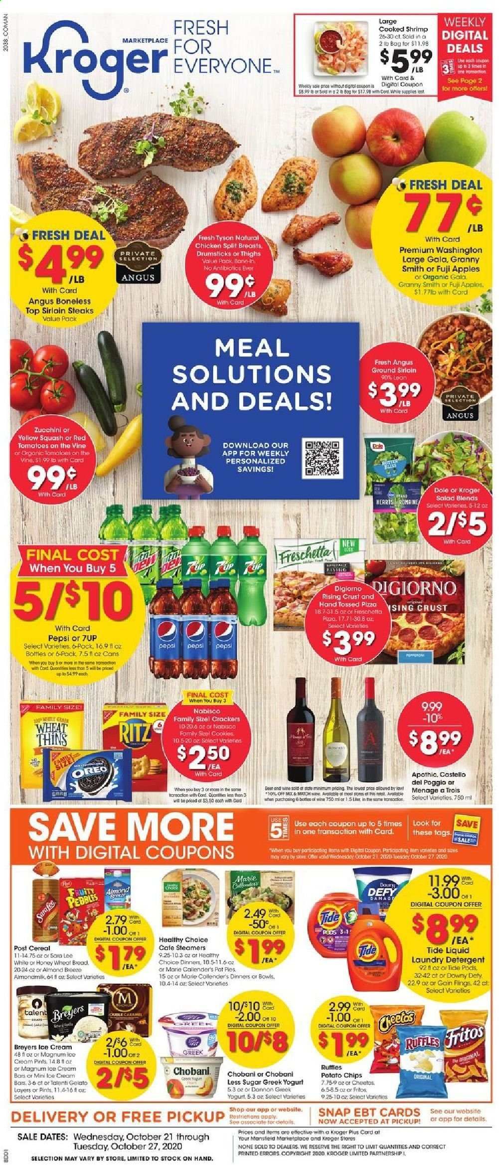 Kroger Weekly Ad Flyer October 21 to October 27