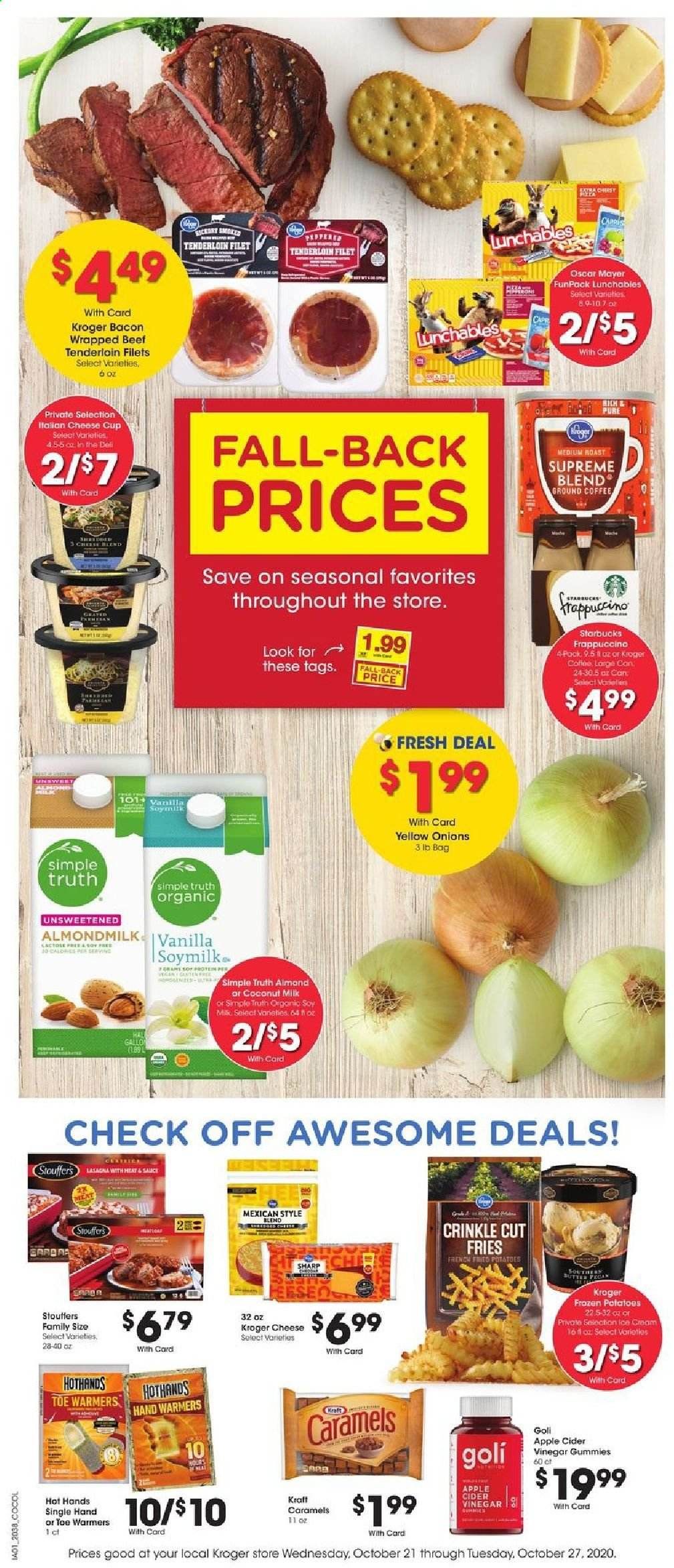 Kroger Weekly Ad Flyer October 21 to October 27