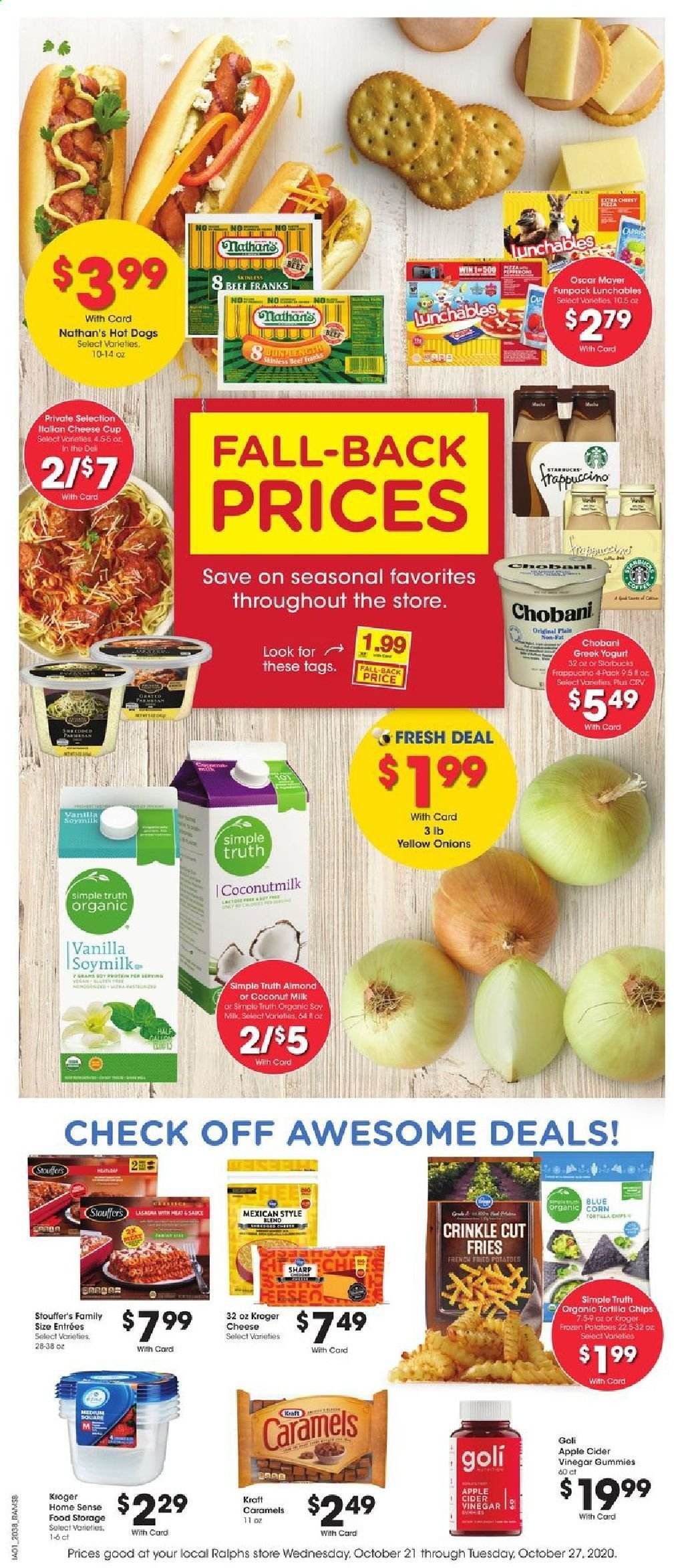 Ralphs (DC, DE, FL, GA, MD, NC, SC, VA) Weekly Ad Flyer October 21 to October 27