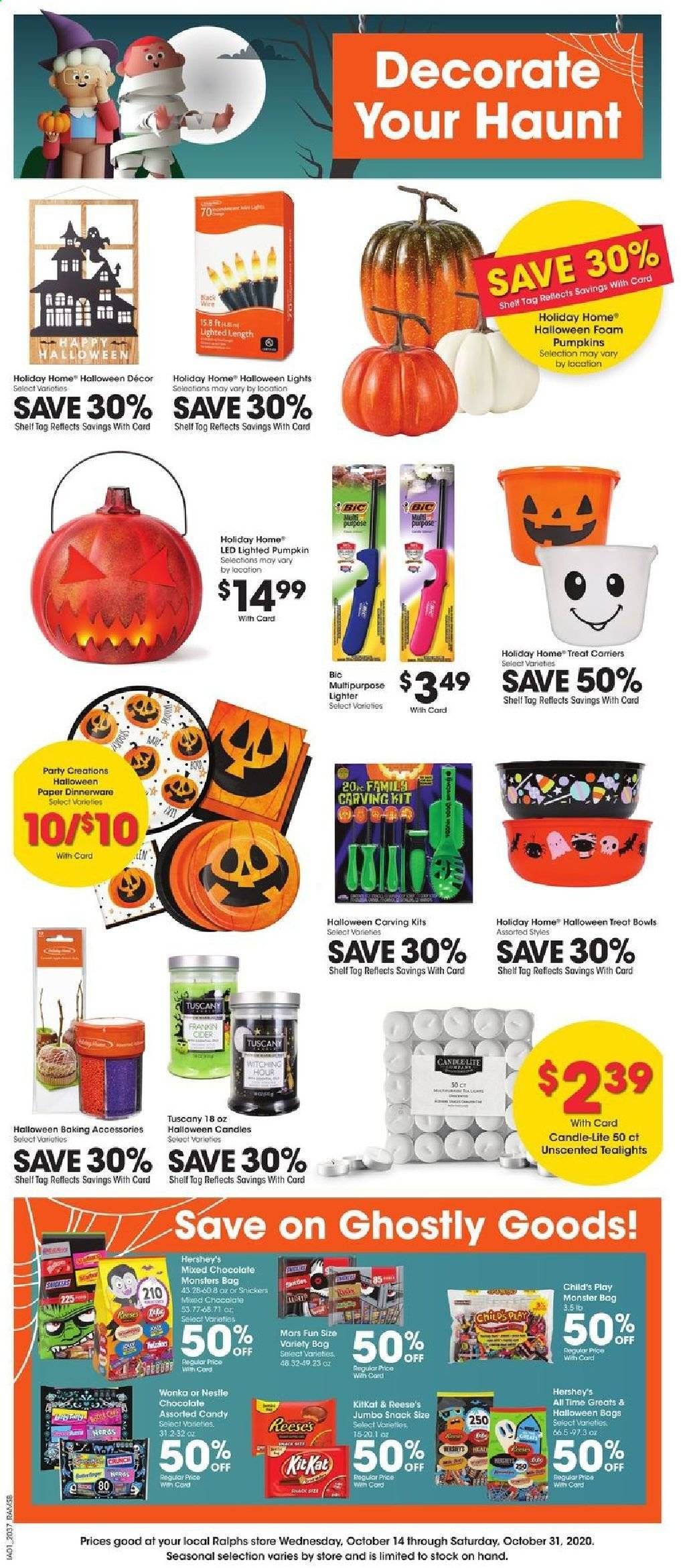 Ralphs fresh fare (DC, DE, FL, GA, MD, NC, SC, VA) Weekly Ad Flyer October 14 to October 31