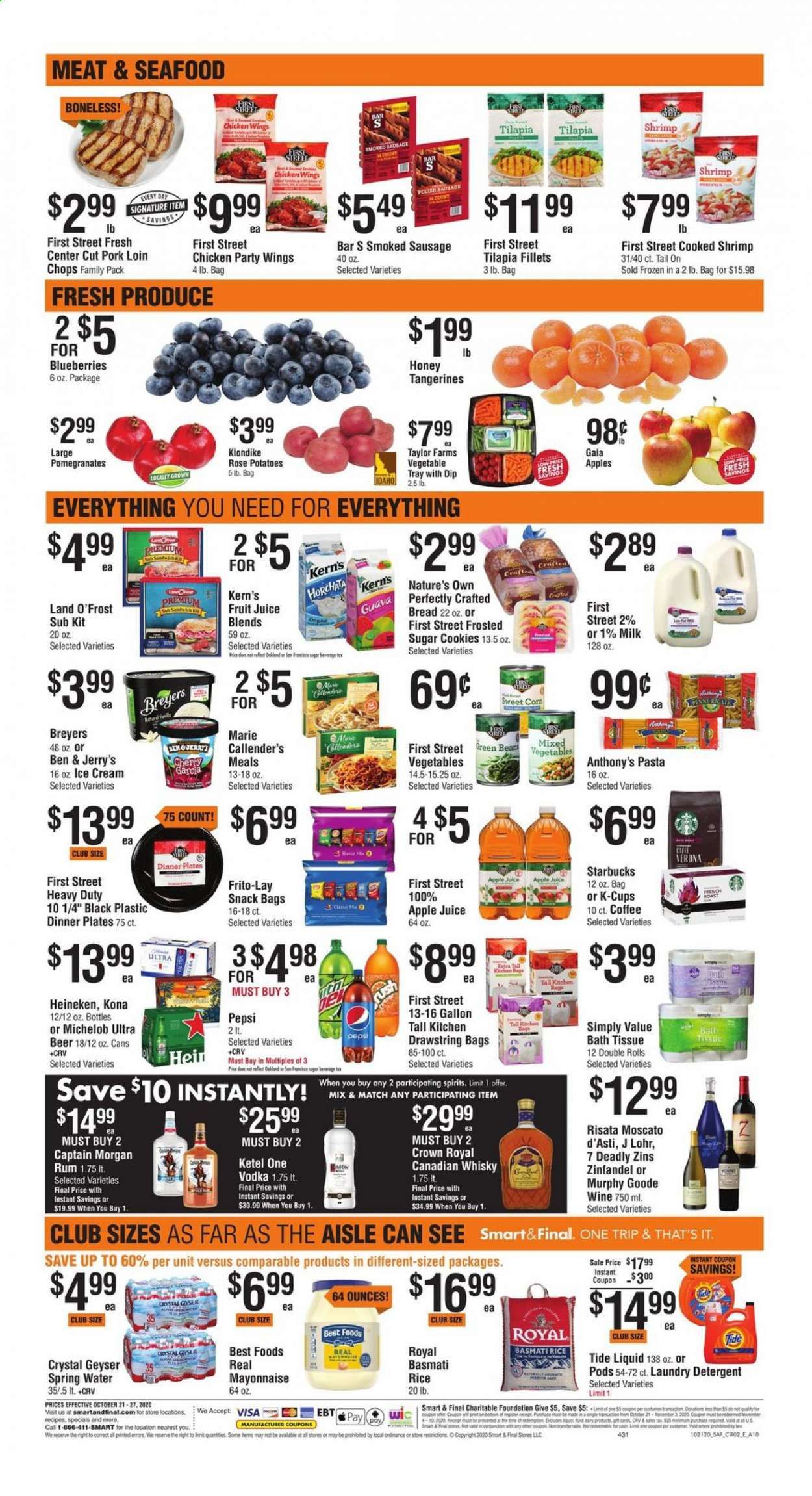 Smart & Final (AZ, CA, NV) Weekly Ad Flyer October 21 to October 27