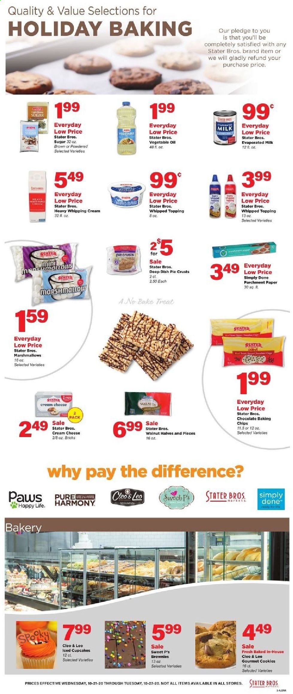 Stater Bros. Weekly Ad Flyer October 21 to October 27