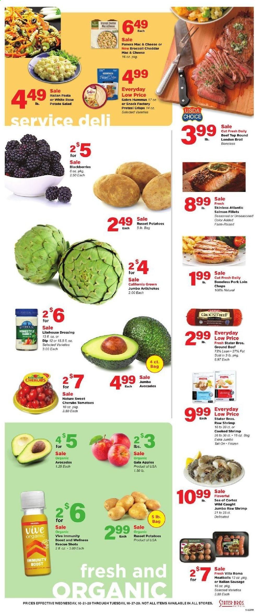 Stater Bros. Weekly Ad Flyer October 21 to October 27