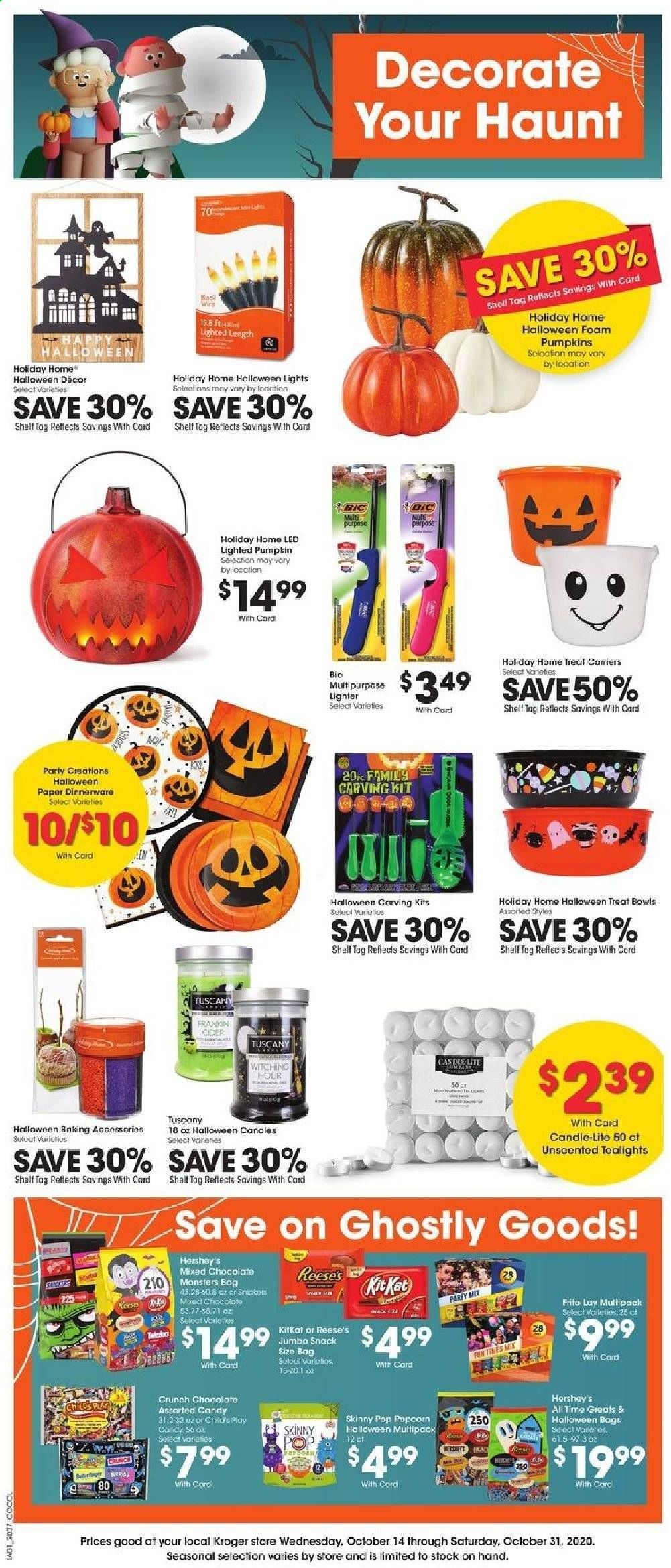 Kroger Weekly Ad Flyer October 14 to October 31
