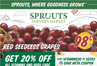 Sprouts Weekly Ad Flyer October 21 to October 27