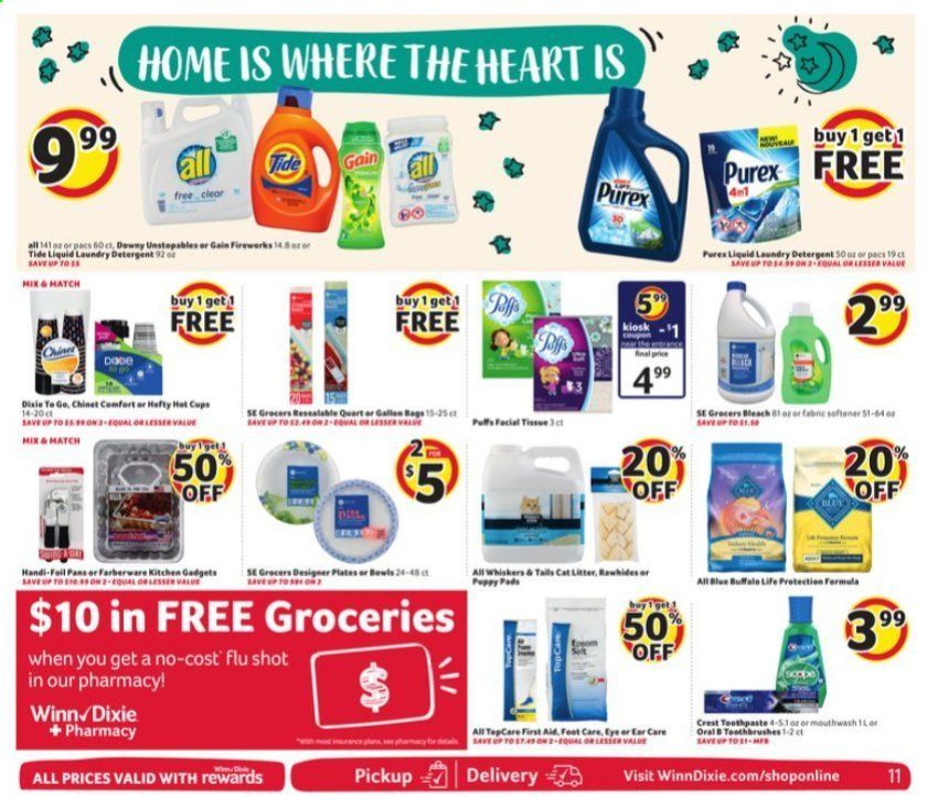 Winn Dixie (AL, FL, GA, LA, MS) Weekly Ad Flyer October 21 to October 27