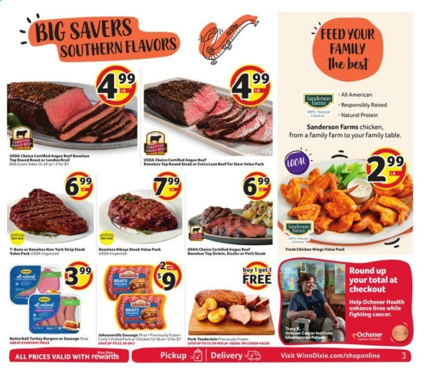 Winn Dixie (AL, FL, GA, LA, MS) Weekly Ad Flyer October 21 to October 27