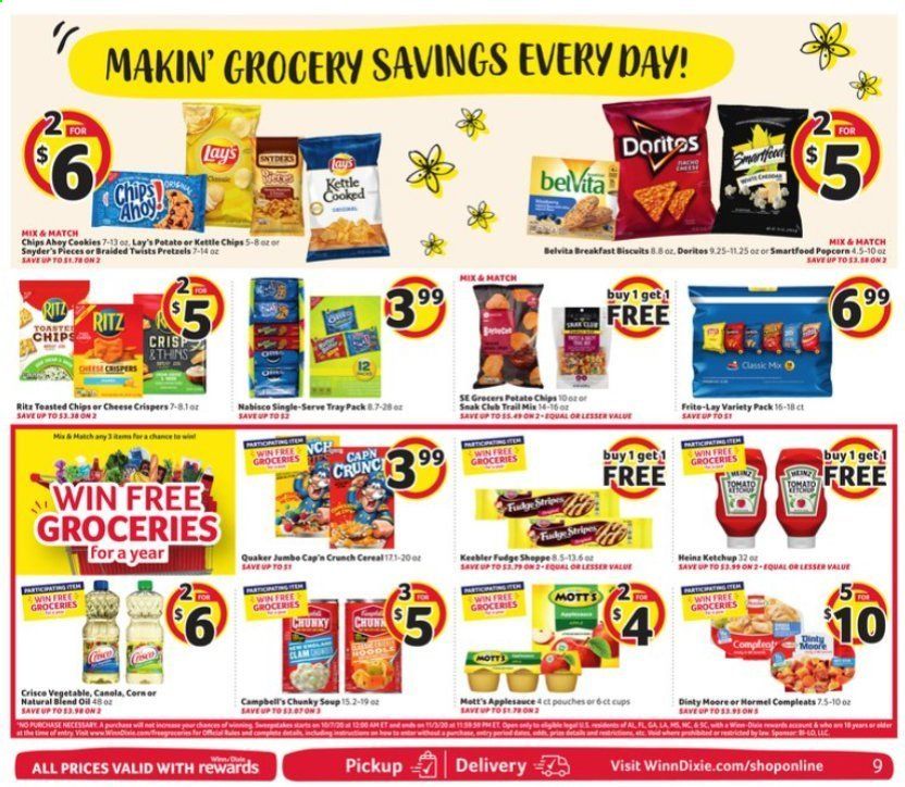 Winn Dixie (AL, FL, GA, LA, MS) Weekly Ad Flyer October 21 to October 27
