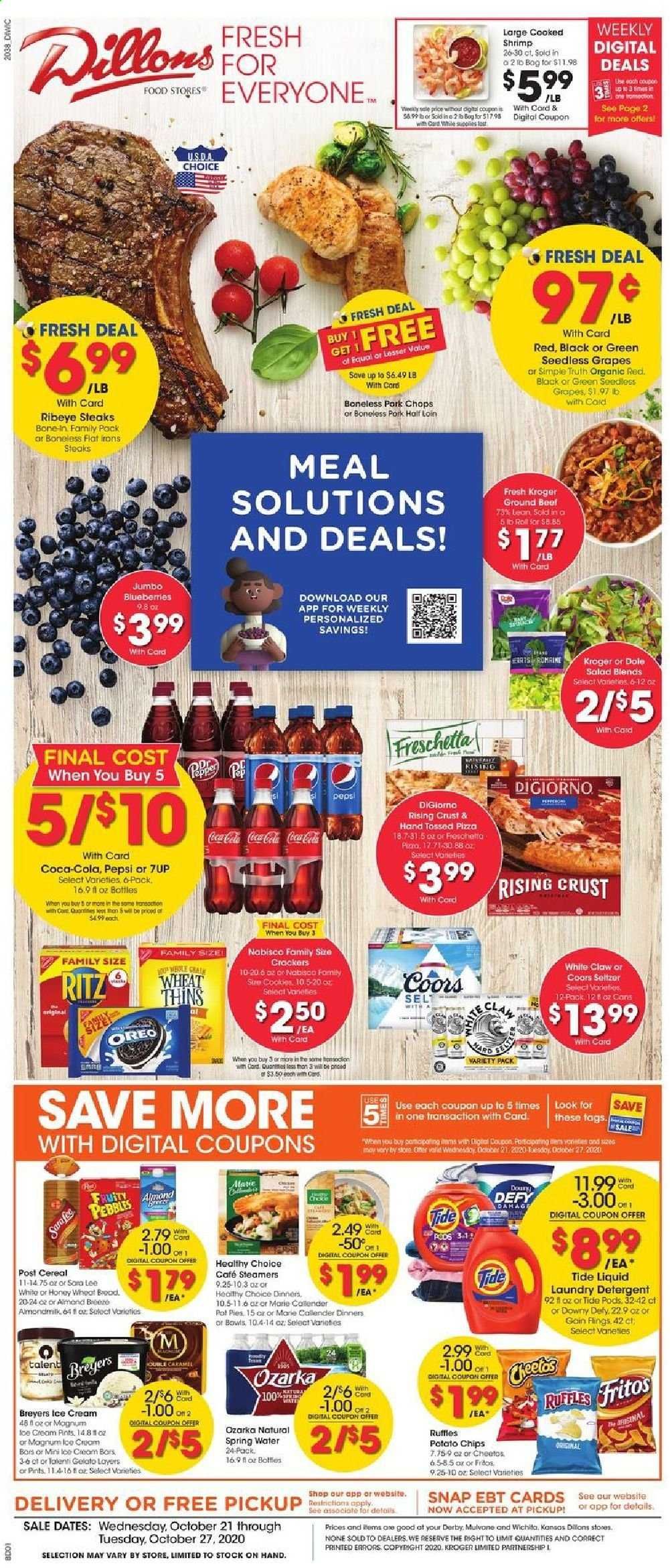 Dillons (KS) Weekly Ad Flyer October 21 to October 27