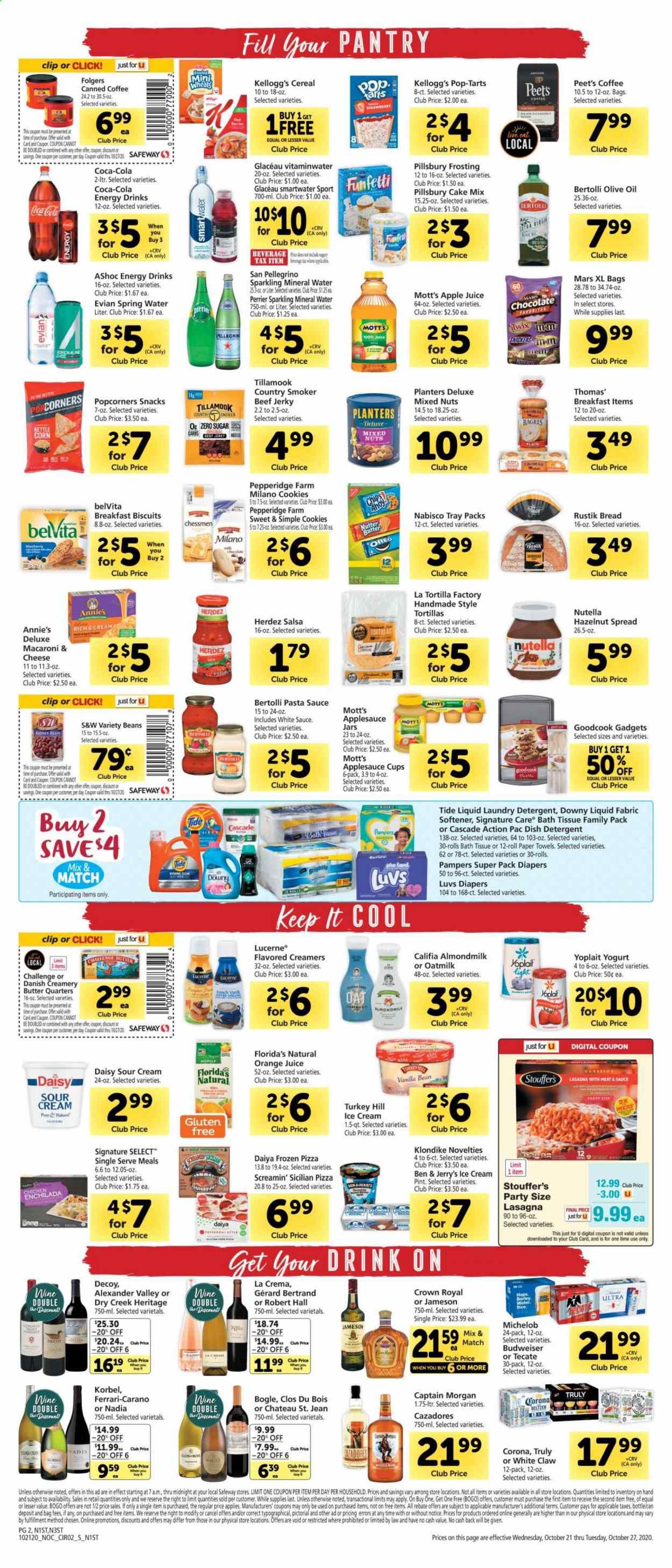 Safeway (AZ, CA, CO, HI, MD, NE, OR, VA, WA) Weekly Ad Flyer October 21 to October 27
