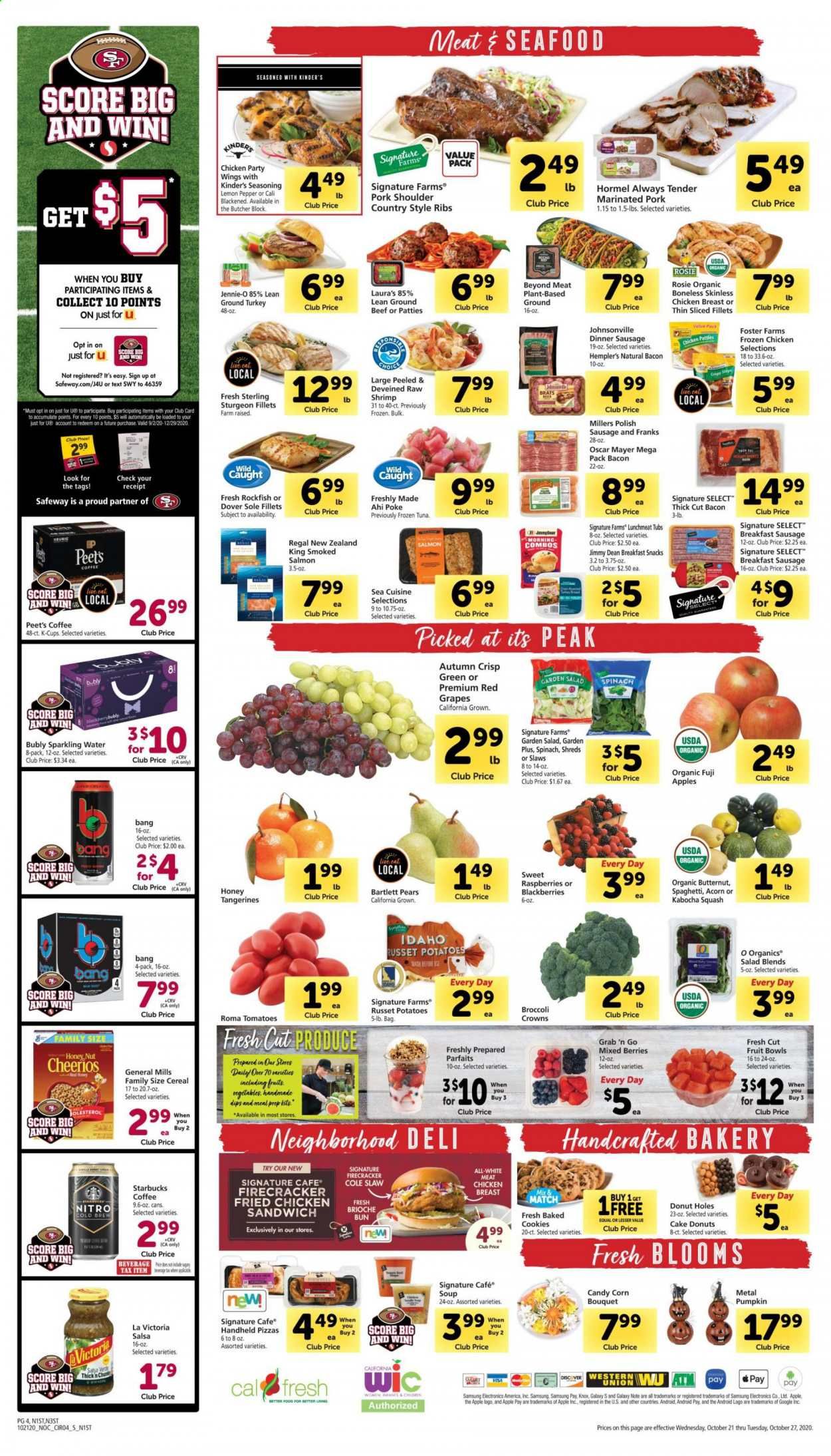 Safeway (AZ, CA, CO, HI, MD, NE, OR, VA, WA) Weekly Ad Flyer October 21 to October 27