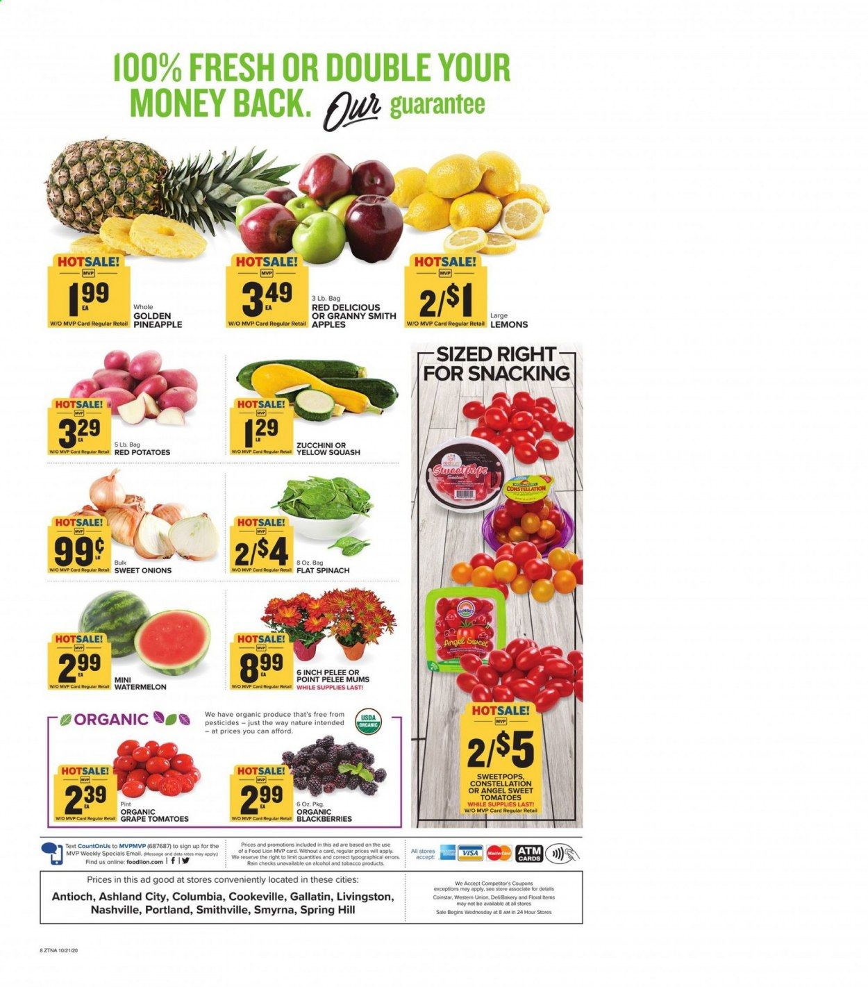 Food Lion (TN) Weekly Ad Flyer October 21 to October 27