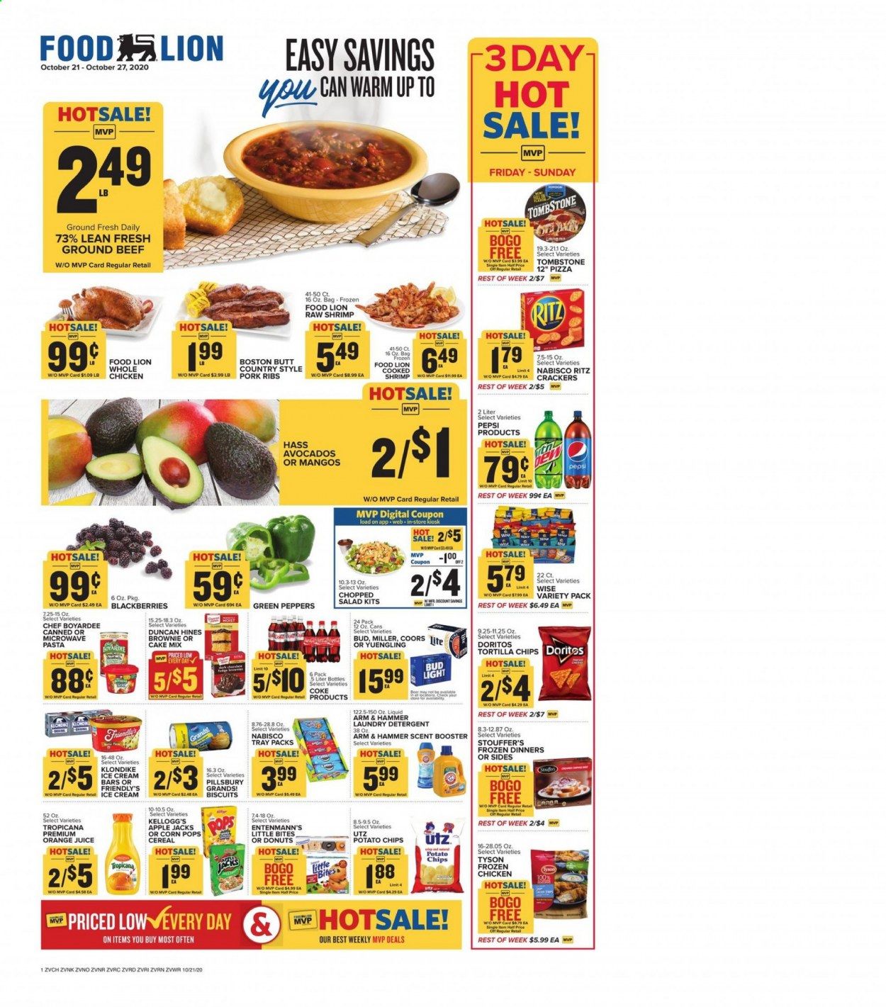 Food Lion (VA) Weekly Ad Flyer October 21 to October 27