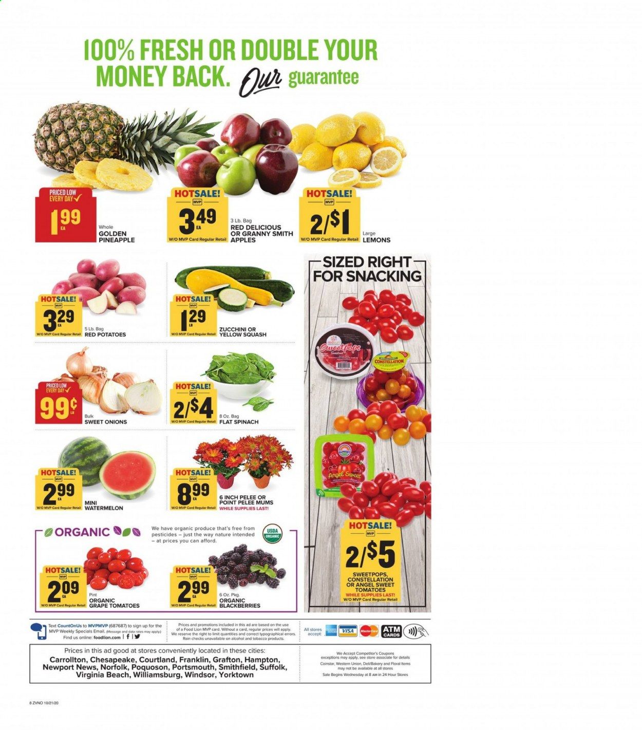 Food Lion (VA) Weekly Ad Flyer October 21 to October 27