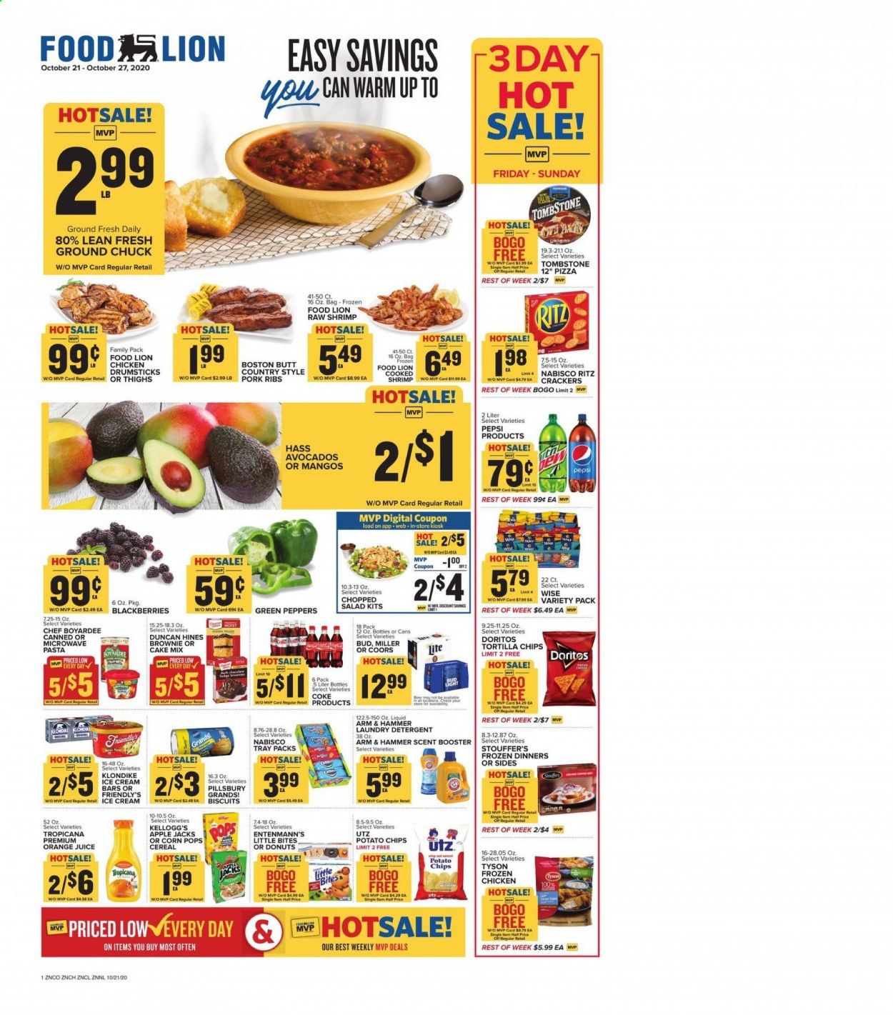 Food Lion (NC) Weekly Ad Flyer October 21 to October 27