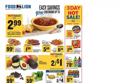Food Lion (NC) Weekly Ad Flyer October 21 to October 27