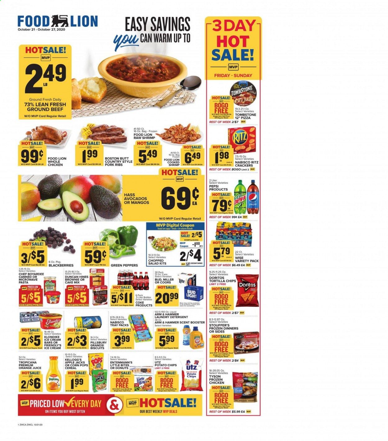 Food Lion (WV) Weekly Ad Flyer October 21 to October 27