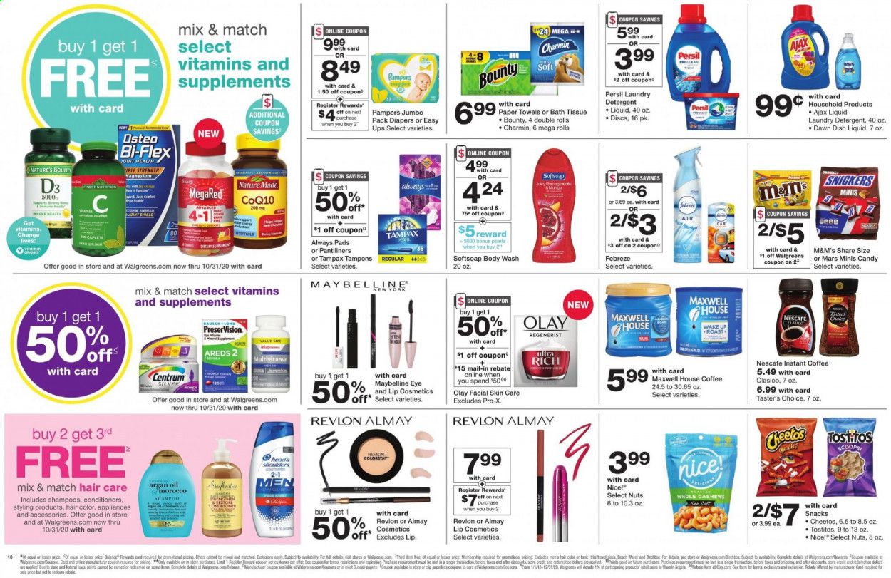 Walgreens Weekly Ad Flyer October 25 to October 31