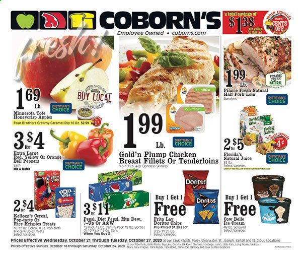 Coborn's (MN, SD) Weekly Ad Flyer October 21 to October 27