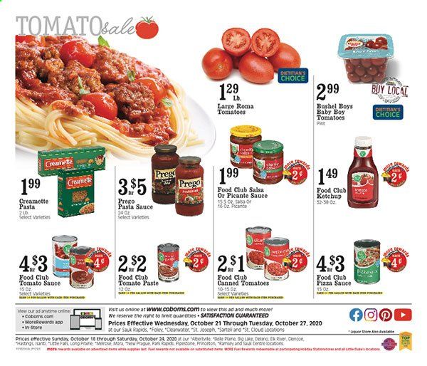 Coborn's (MN, SD) Weekly Ad Flyer October 21 to October 27