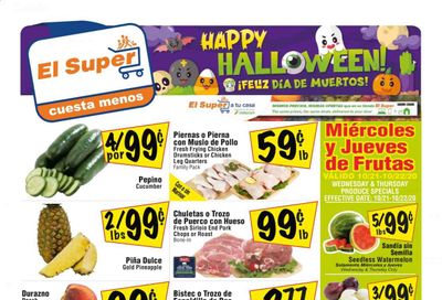 El Super (AZ, CA, NM, NV, TX) Weekly Ad Flyer October 21 to October 27