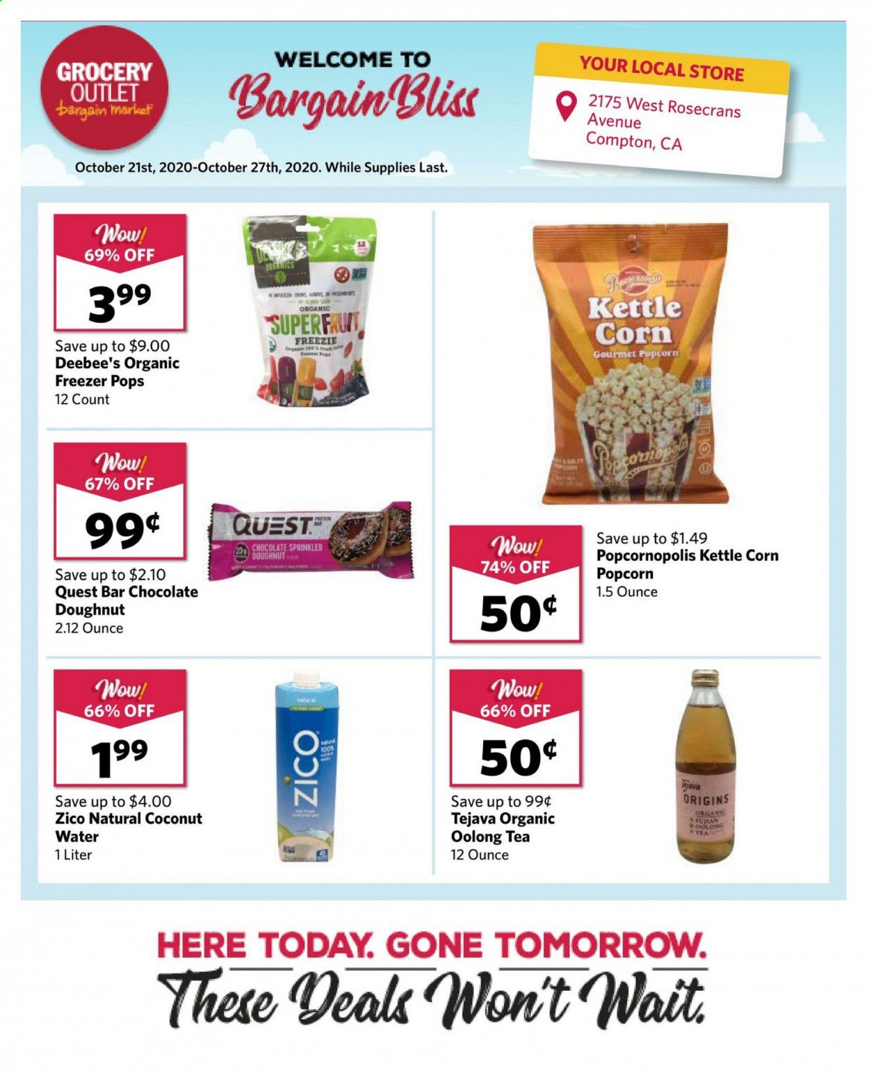 Grocery Outlet Weekly Ad Flyer October 21 to October 27