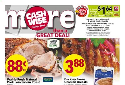 Cash Wise (MN, ND) Weekly Ad Flyer October 21 to October 27