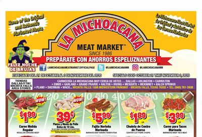 La Michoacana Meat Market (OK, TX) Weekly Ad Flyer October 21 to November 3