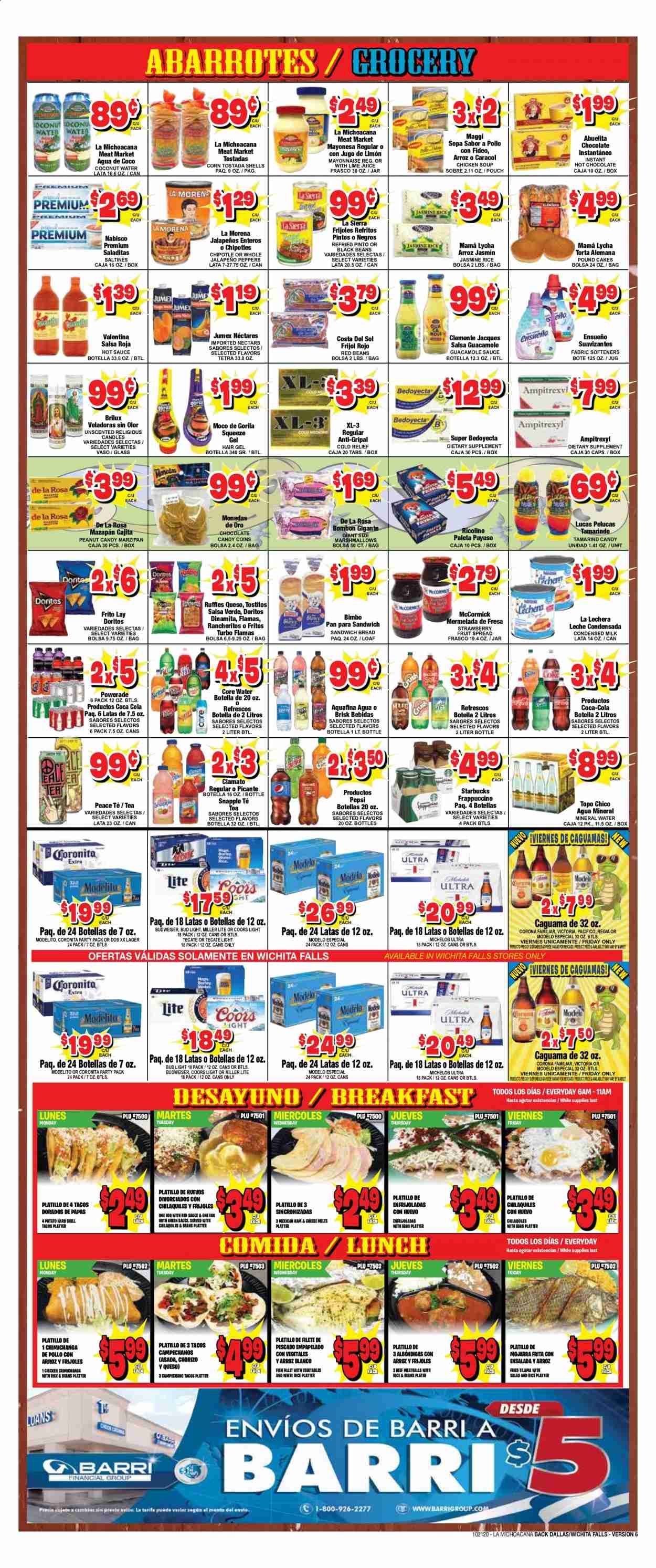 La Michoacana Meat Market (OK, TX) Weekly Ad Flyer October 21 to November 3