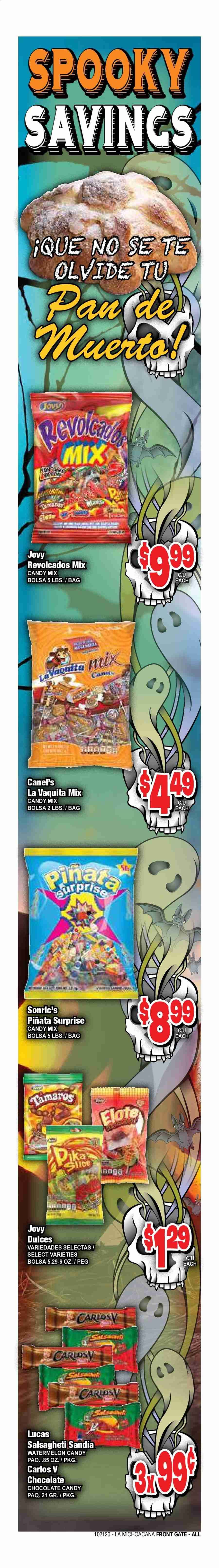 La Michoacana Meat Market (OK, TX) Weekly Ad Flyer October 21 to November 3