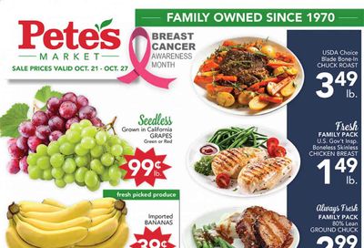 Pete's Fresh Market (IL) Weekly Ad Flyer October 21 to October 27