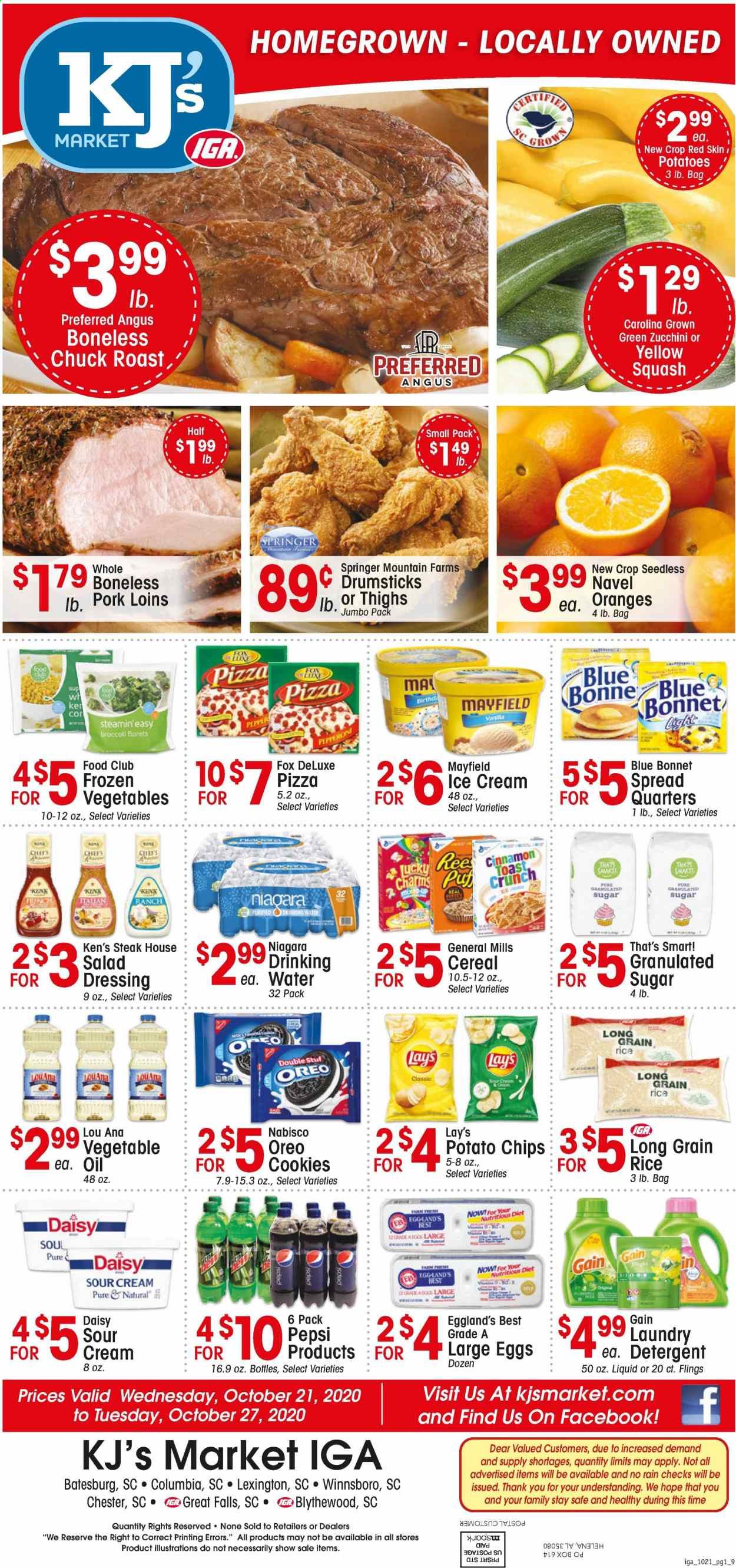 KJ´s Market (GA, SC) Weekly Ad Flyer October 21 to October 27
