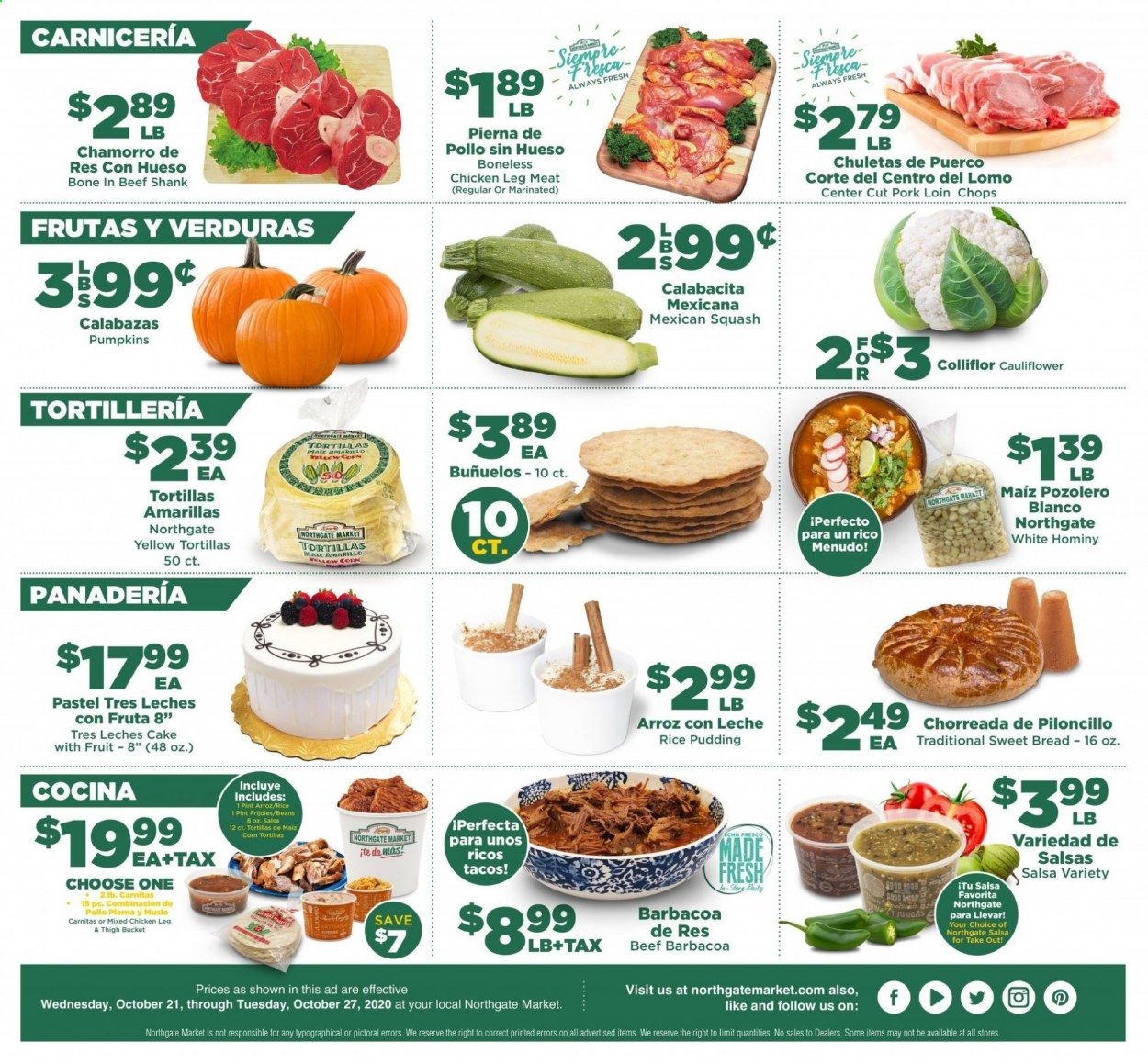 Northgate Market (CA) Weekly Ad Flyer October 21 to October 27