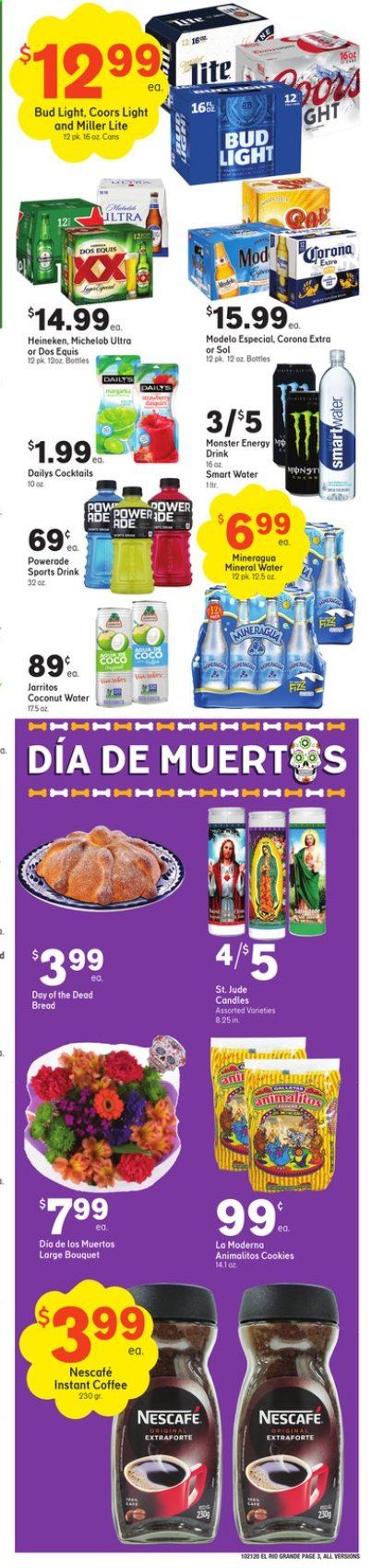 El Rio Grande (10, 21, 25, 30, 34, 53, 90) Weekly Ad Flyer October 21 to October 27