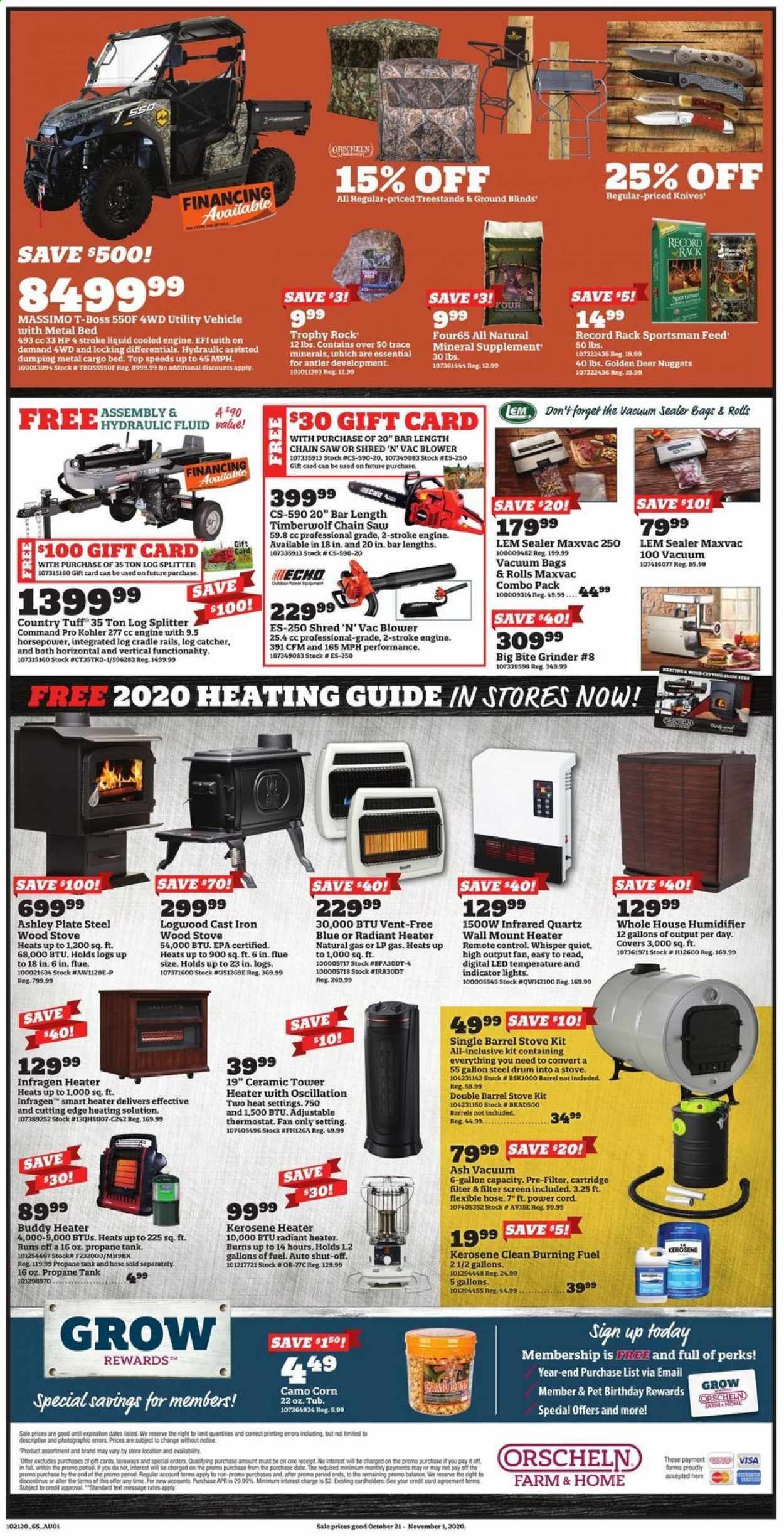 Orscheln Farm and Home Weekly Ad Flyer October 21 to November 1