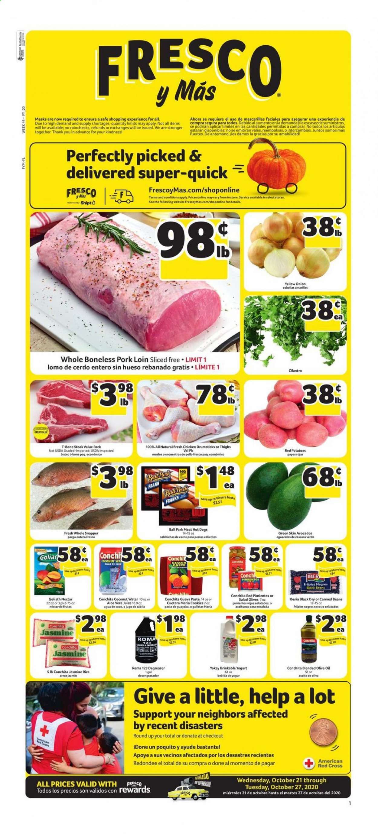Fresco y Más Weekly Ad Flyer October 21 to October 27