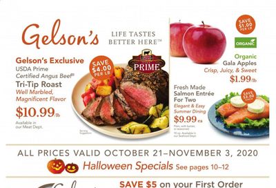 Gelson's Weekly Ad Flyer October 21 to November 3