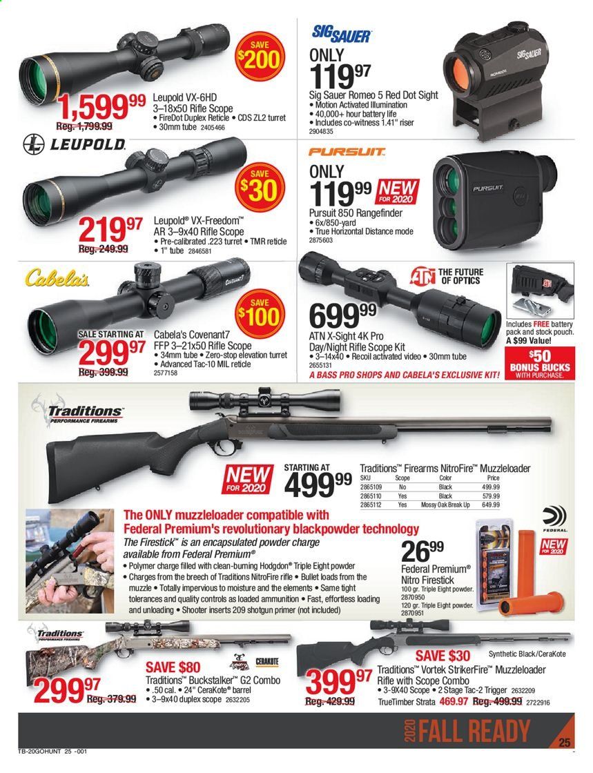 Cabela's Weekly Ad Flyer October 22 to November 4