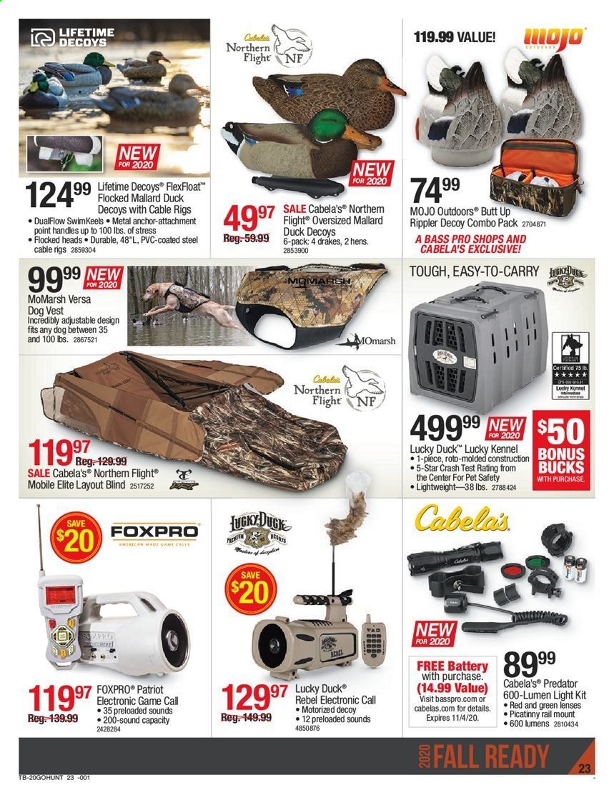 Bass Pro Shops Weekly Ad Flyer October 22 to November 4