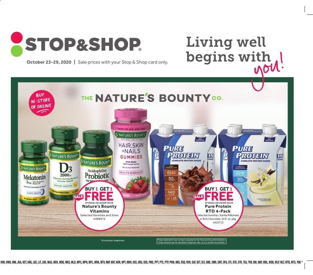 Stop & Shop (NY) Weekly Ad Flyer October 23 to October 29