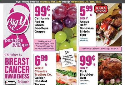 Big Y (MA) Weekly Ad Flyer October 22 to October 28