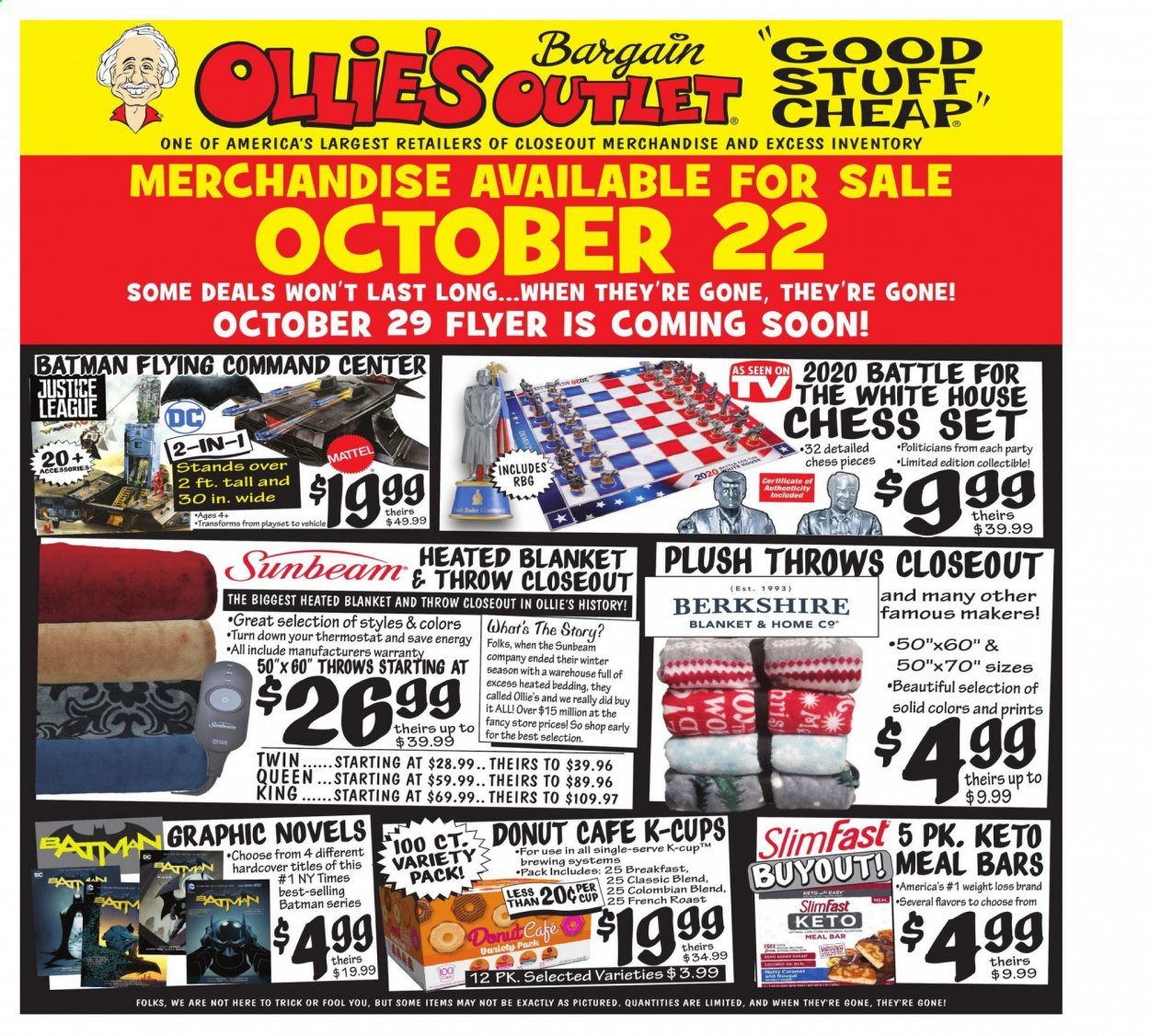 Ollie's Bargain Outlet Weekly Ad Flyer October 22 to October 28