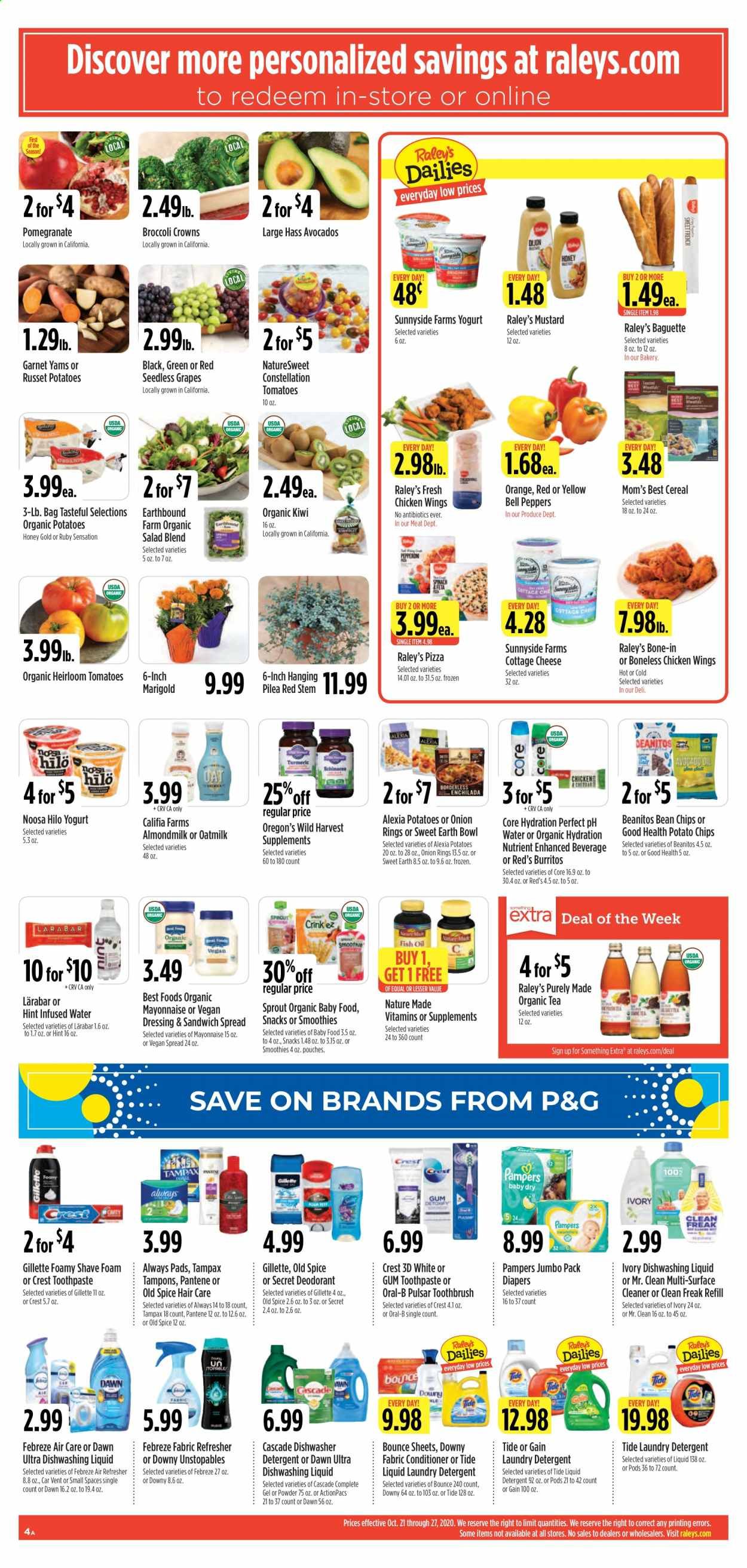 Raley's Weekly Ad Flyer October 21 to October 27