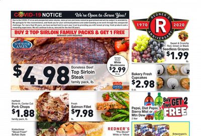 Redner's Markets Weekly Ad Flyer October 22 to October 28