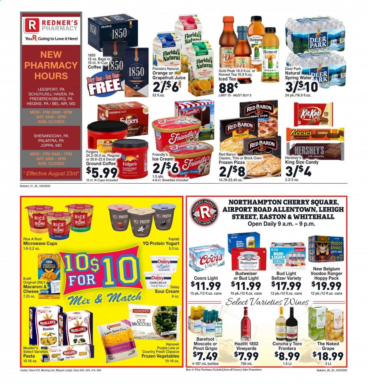 Redner's Markets Weekly Ad Flyer October 22 to October 28